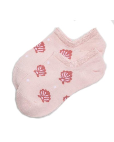 Pinky Invisible Infantil Algodon Conchas Rosas