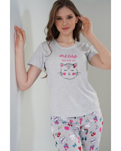 Pijama Pirata Mujer Manga Corta BotonesBe Okay