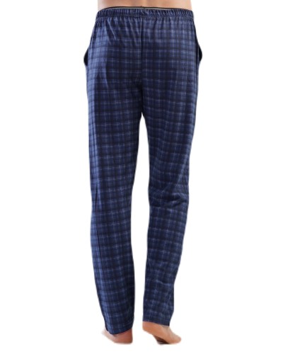 Pantalon Pijama Cuadros Azul Marino