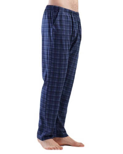 Pantalon Pijama Cuadros Azul Marino