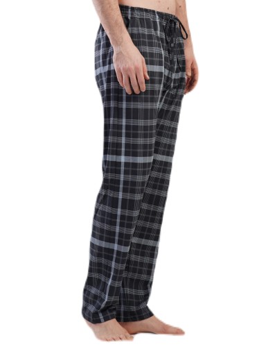 Pantalon Pijama Cuadros Gris