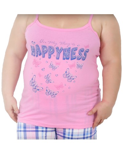 Pijama Talla Gande Corto Manga Tirantes Mujer Happynes