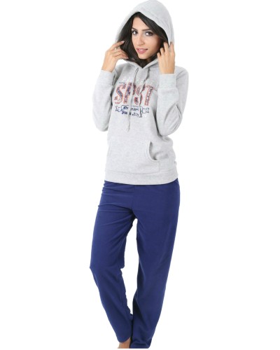 Conjunto Polar Largo Manga Larga Mujer SPST