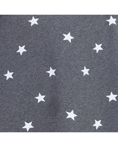 Camison Manga 3/4 Mujer Gris Estrellas