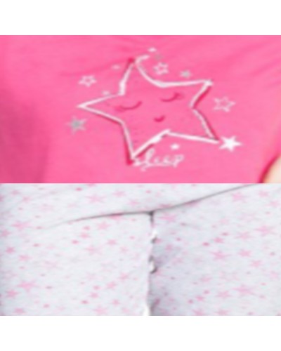 Pijama Pirata Manga Corta Mujer Estrellas