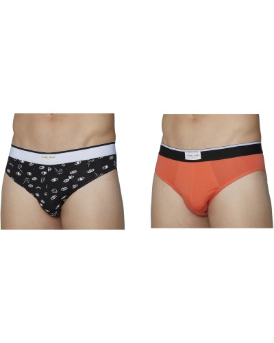 Slip Hombre Fantasia Ojos (Pack 2 Unidades)