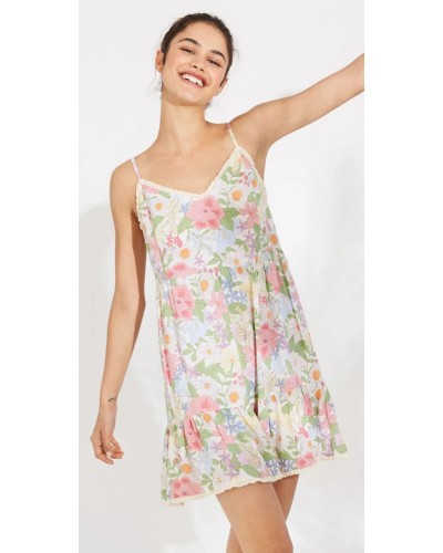 Vestido Mujer Playa Fly Flores Tirantes