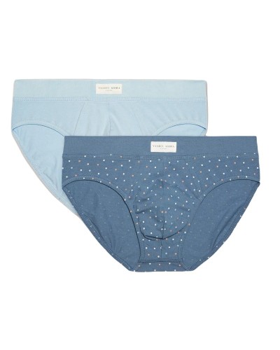 Slip Hombre Fantasia azul/marino (Pack 2 Unidades)