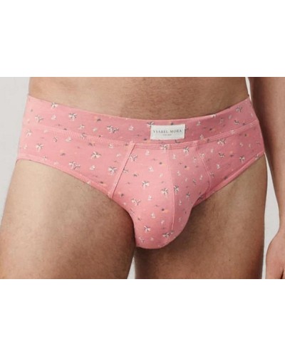 Slip Hombre Fantasia Coral/Verde Palmeras (Pack 2 Unidades)